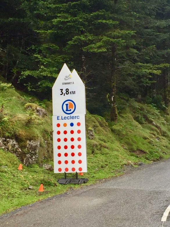 Schilder der Tour de France - Pyrenäen Durchquerung Rennrad